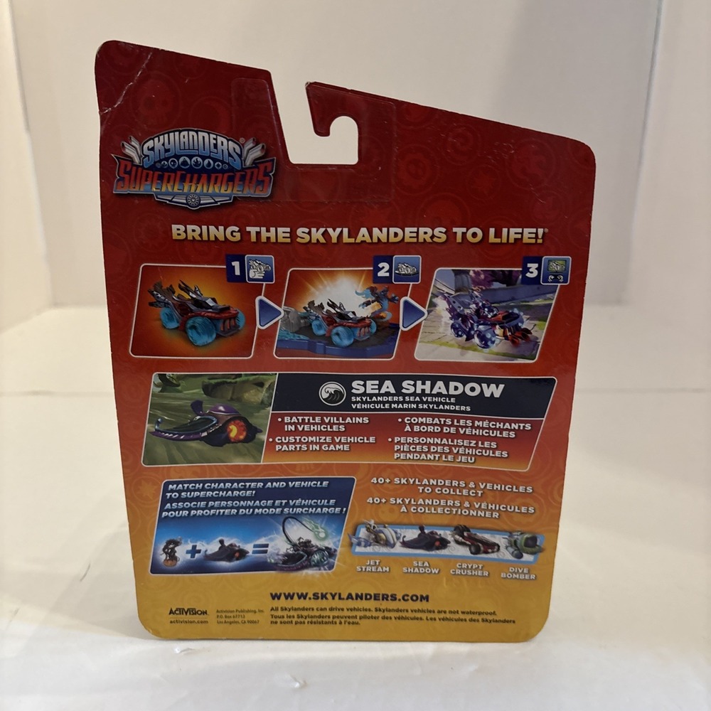 New Skylanders Superchargers SEA SHADOW Vehicle Figure 2015 - Picture 3 of 7